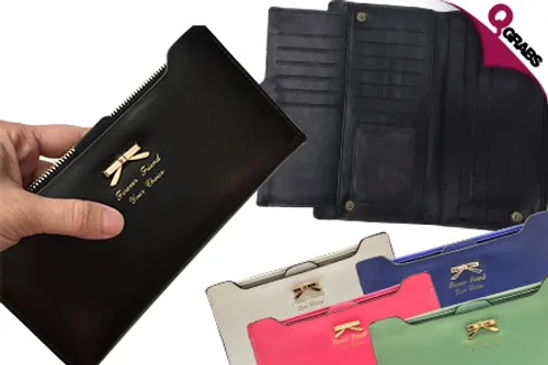 From QR29 Get Some Cute Convenience with Bow Wallets with Multi-Card Slot Holder - Choose from 5 Adorable Colors! (Up to QR180 Value)